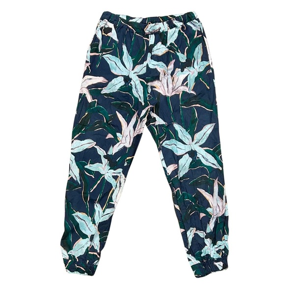 Tory Burch Floral Jogger Pants | Size S/P - Picture 2 of 5